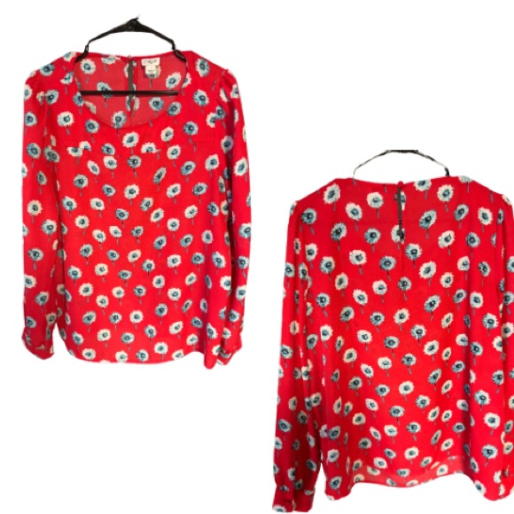 Women’s spring blouse- lightly used- no rips or stand! J.Crew